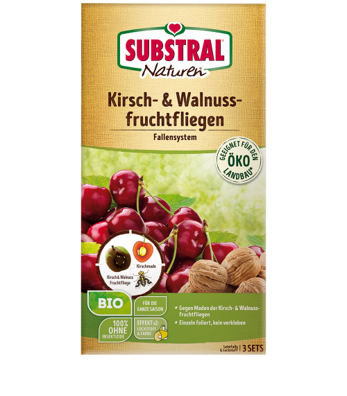 SUBSTRAL Naturen Kirsch- & Walnussfruchtfliegen Fallensystem